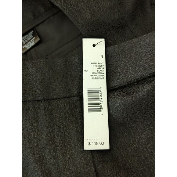 NWT  Tahari Laurel black dress pants  Sz  4 - Picture 5 of 14